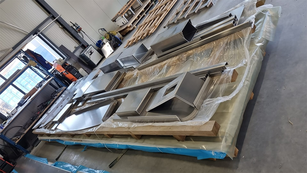 Materialen voor 6 E-sloepen
